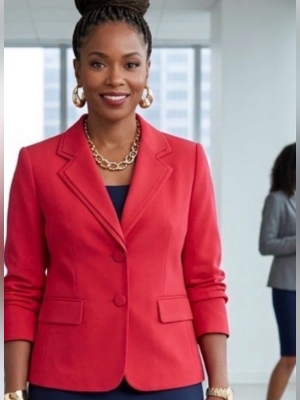 Danillo Coral Pink Women's Blazer